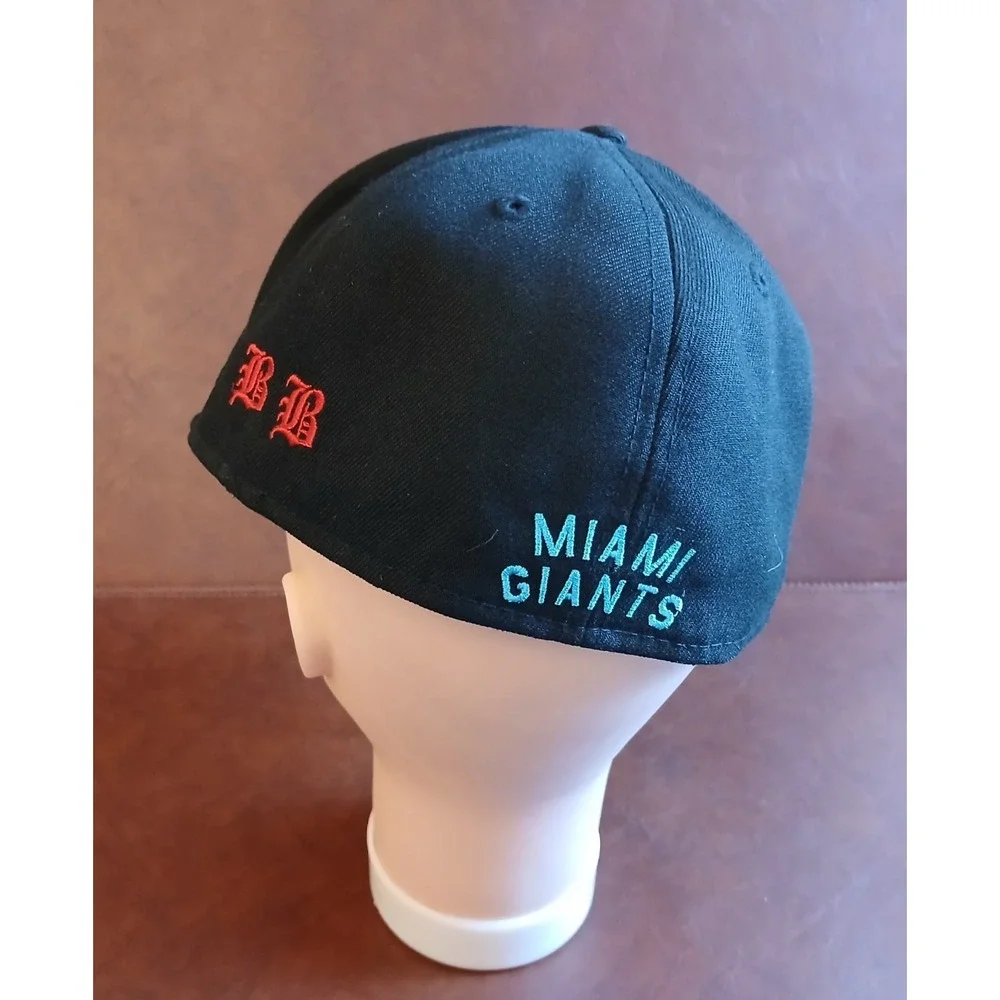 Miami Giants Negro League Baseball Hat Rings & Crowns Fitted Cap 7 1/4 #1592